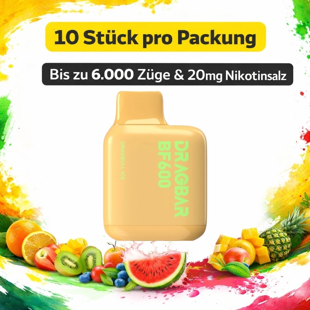 Zovoo Dragbar BF600 - 10 Stück - 20mg Nikotin