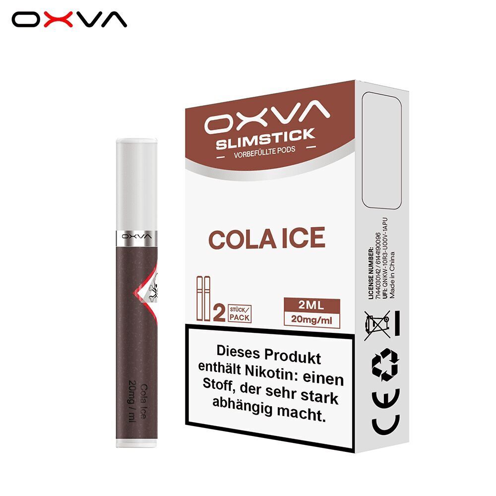 Oxva Slimstick Pods Cola Ice | 20 mg | 2er Pack Oxva Slimstick Pods Cola Ice | 20 mg | 2er Pack