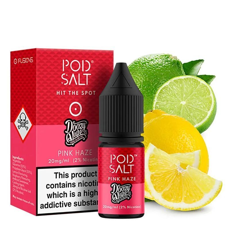 Liquid Pink Haze mit 20mg Nikotin von Pod Salt Fusion Liquid Pink Haze mit 20mg Nikotin von Pod Salt Fusion