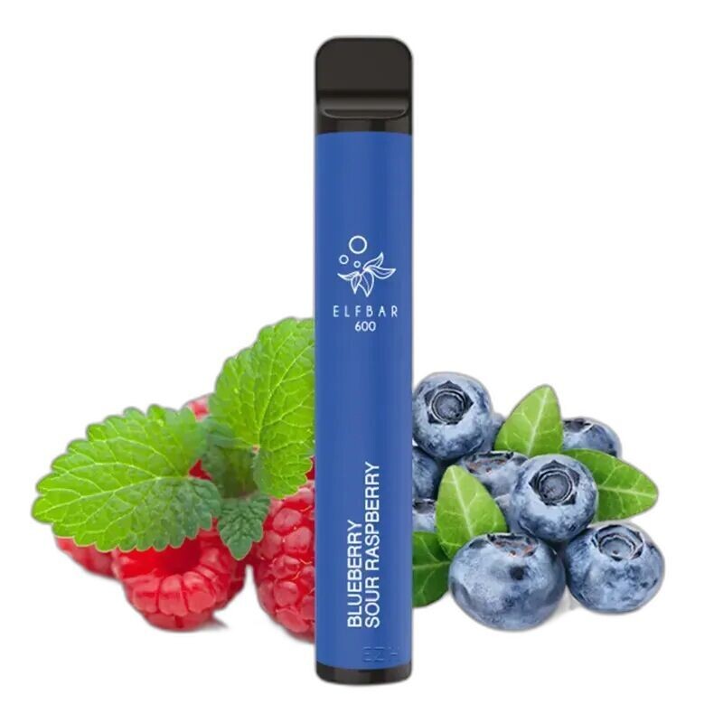 Elfbar 600 E-Shisha Blueberry Sour Raspberry mit 20mg Nikotin