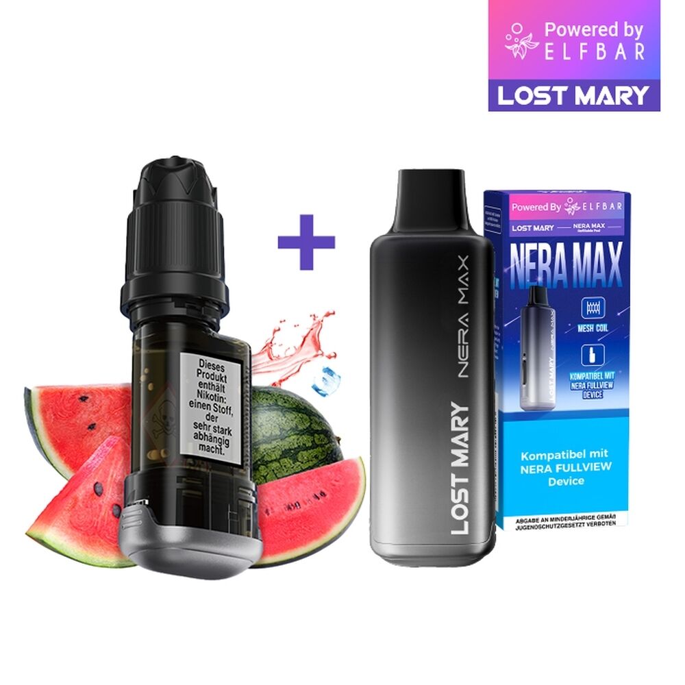 Lost Mary Nera Max 15K Pods - 20mg Nikotinsalz Lost Mary Nera Max 15K Pods - 20mg Nikotinsalz