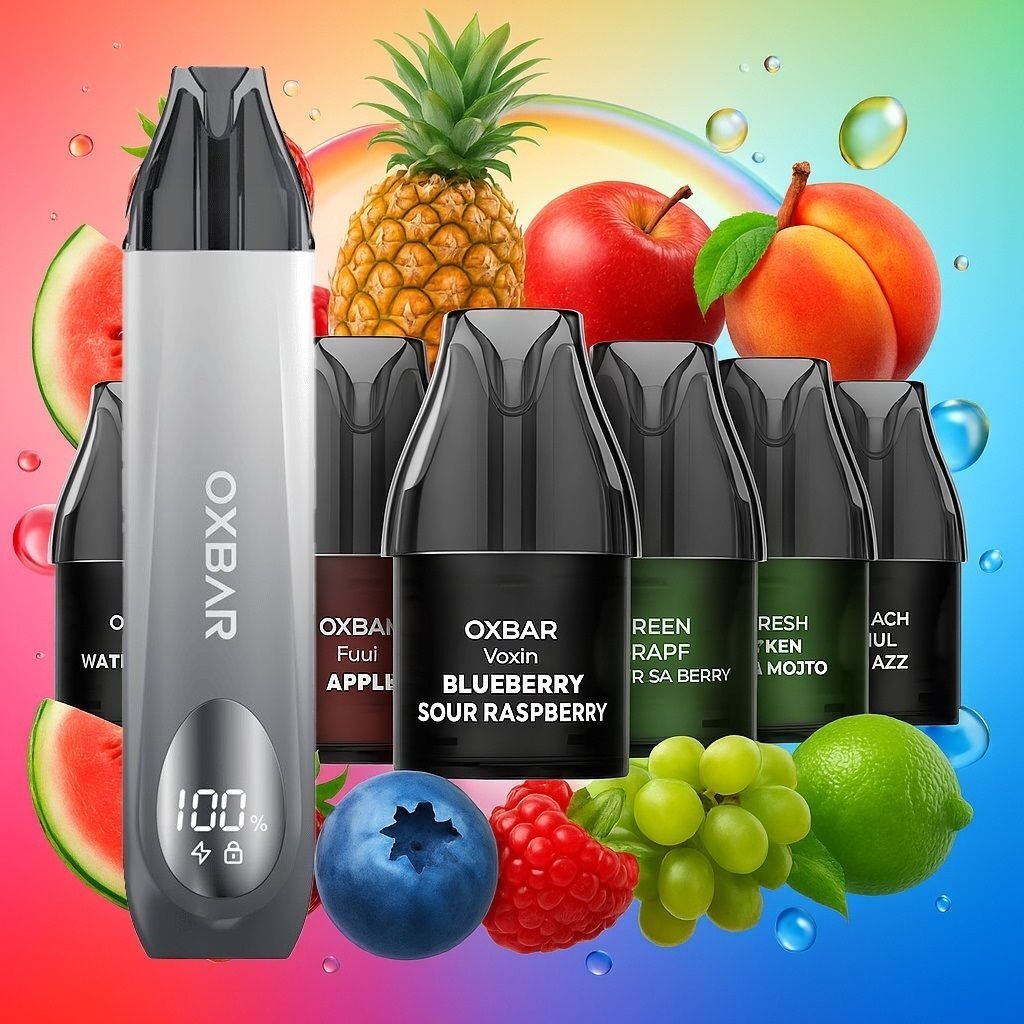10 Liquid Pods und Akku - Oxbar Voxin Bundle