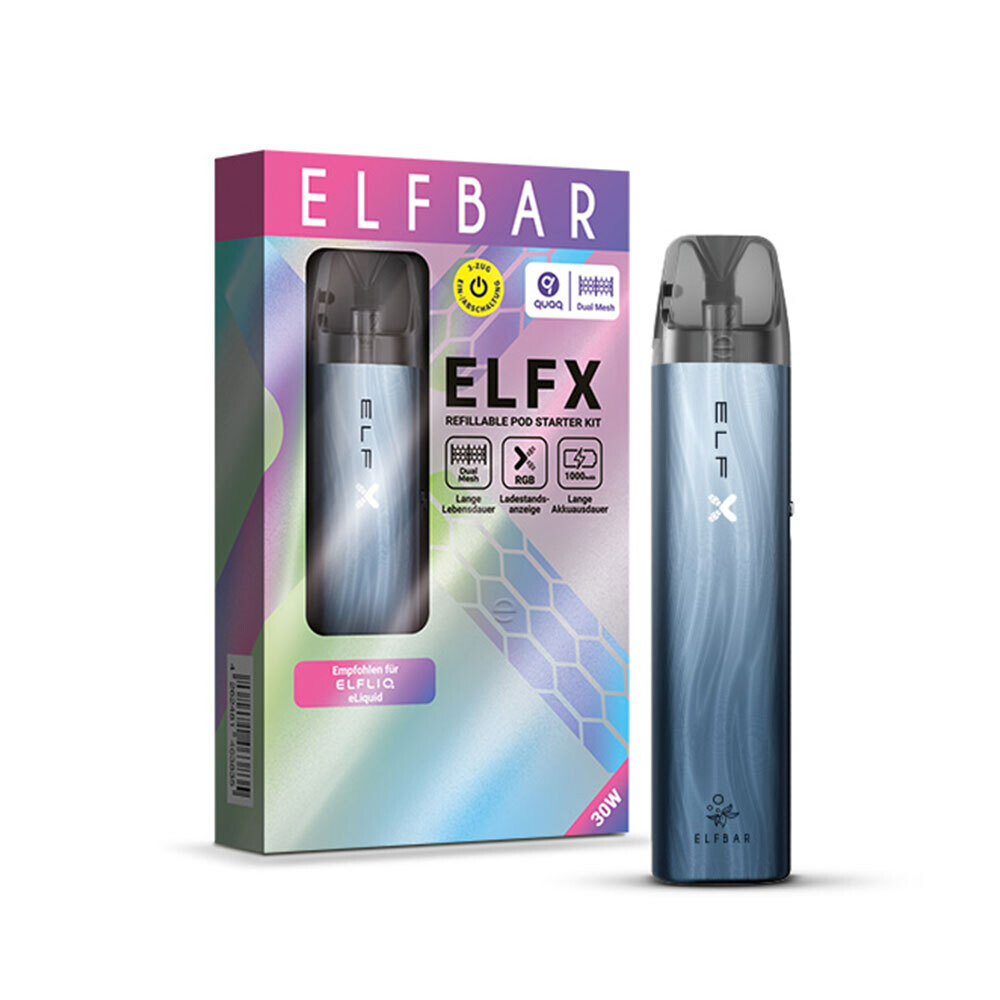 Elfbar Elfx Pod Kit in der Farbe Dark Sea