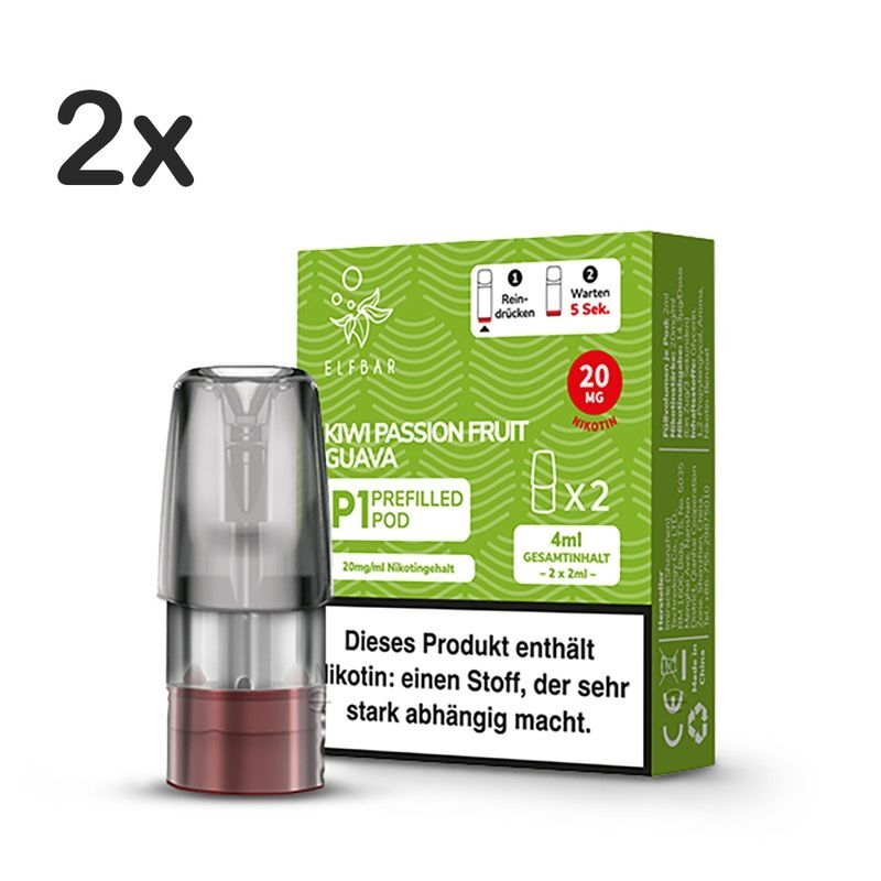 Elfbar Mate 500 P1 Pods - alle Sorten - Mit Nikotin