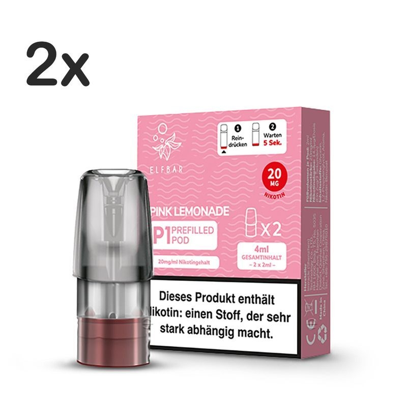 Pink Lemonade mit 20mg Nikotin Mate 500 P1 von Elf Bar Pink Lemonade mit 20mg Nikotin Mate 500 P1 von Elf Bar