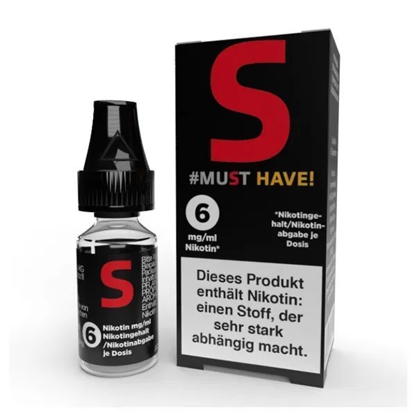Liquid S von Must Have mit 6mg Nikotin Liquid S von Must Have mit 6mg Nikotin