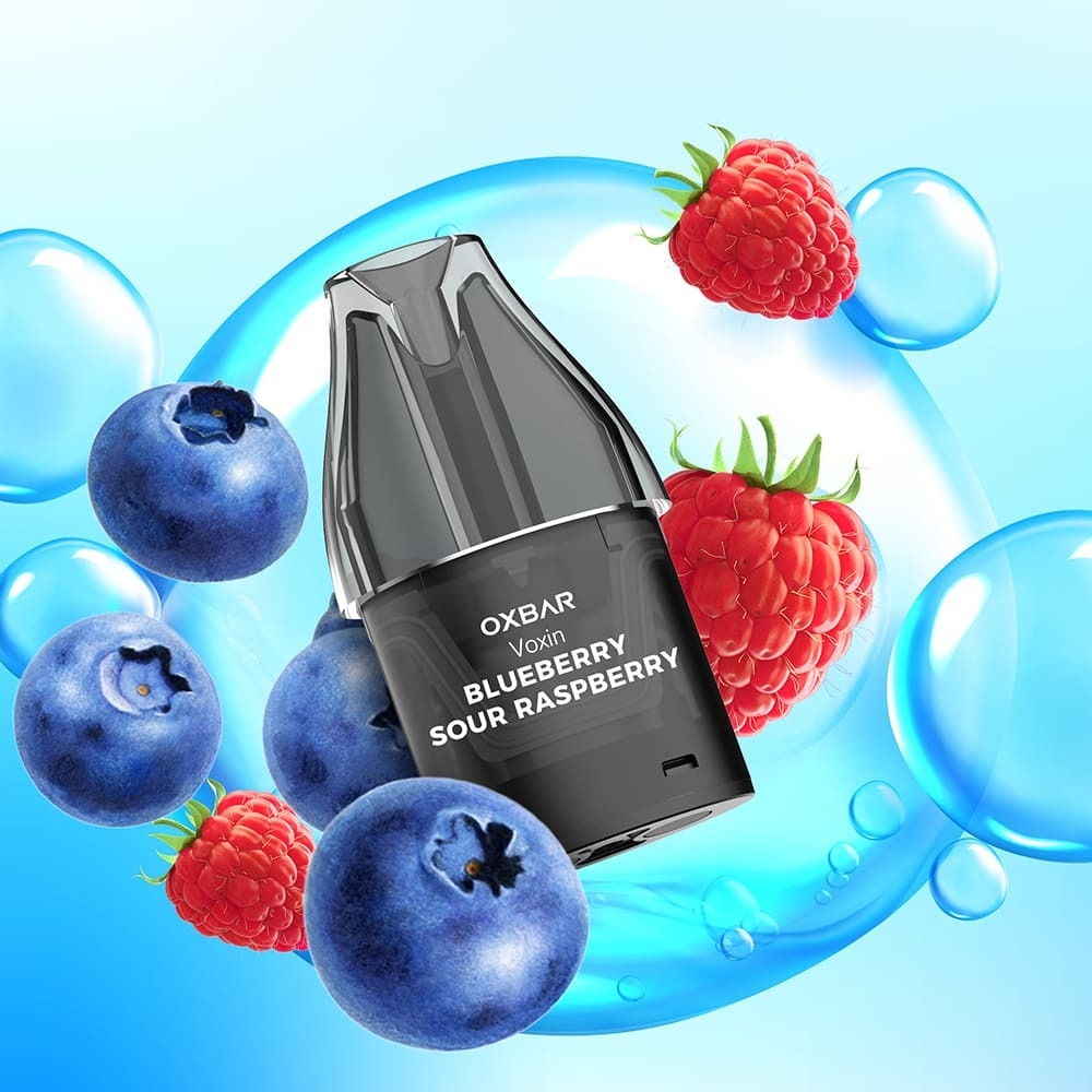 Blueberry Sour Raspberry 20mg - Oxbar Voxin Pods Oxbar Voxin Pods - alle Sorten - mit Nikotin