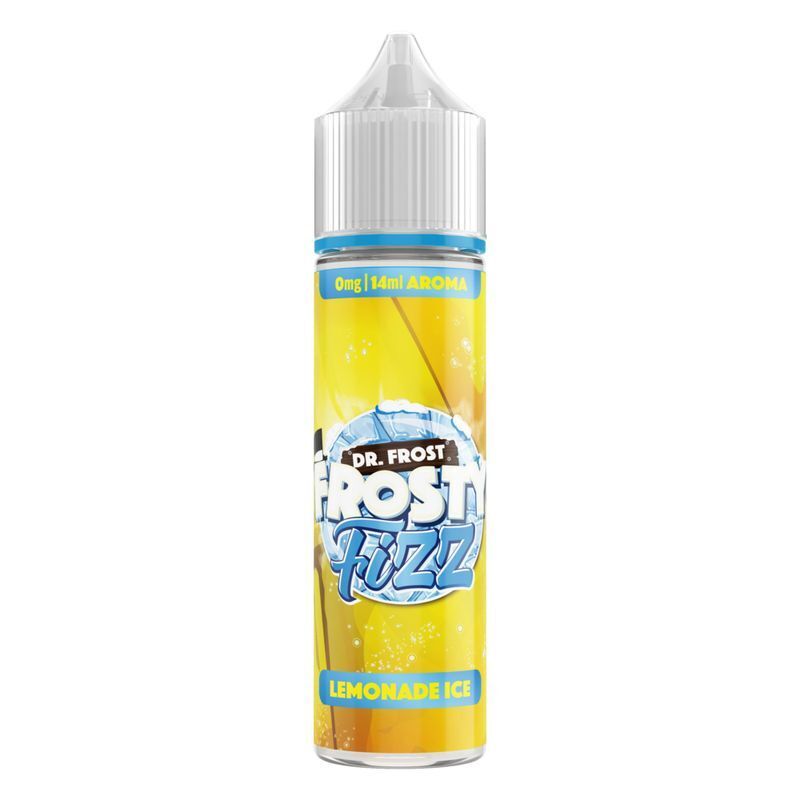 Aroma Lemonade Ice von Dr. Frost Dr. Frost Aroma Lemonade Ice in einer gelben 14ml-Flasche mit blauer und weißer Schrift auf dem Etikett.