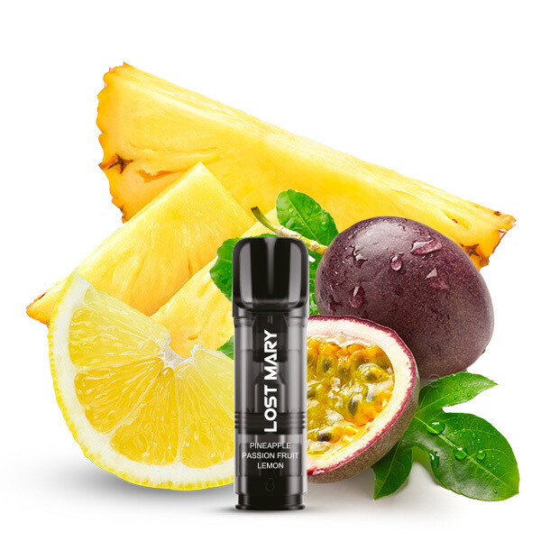Pineapple Passion Fruit Lemon 20mg - Lost Mary Tappo Pods