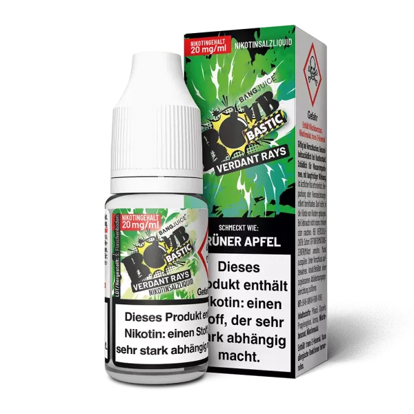 Bomb Bastic NikotinsalzVerdant Rays10ml von Bang Juice