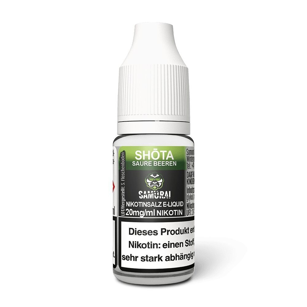 Liquid Shota Saure Beeren 20mg - Samurai