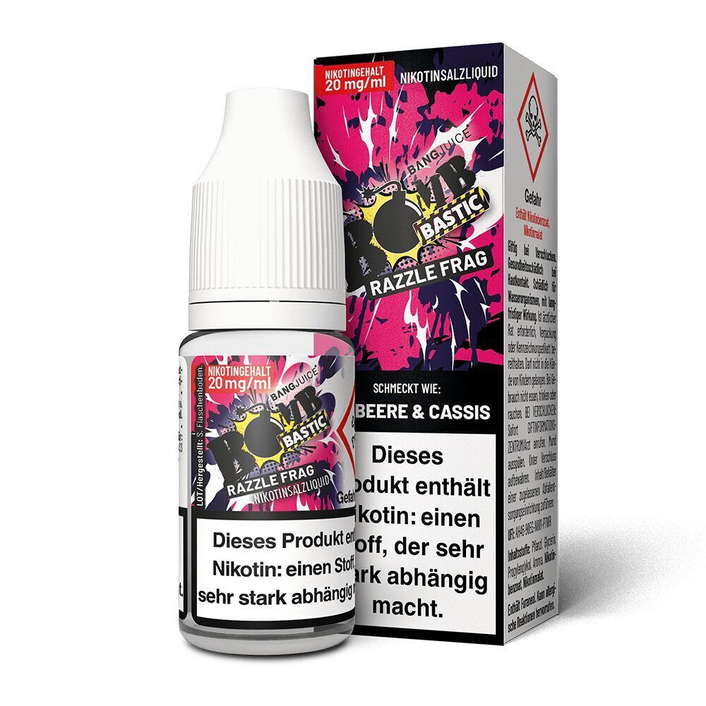 Liquid Bomb Bastic Razzle Frag 20mg Nikotin von Bang Juice