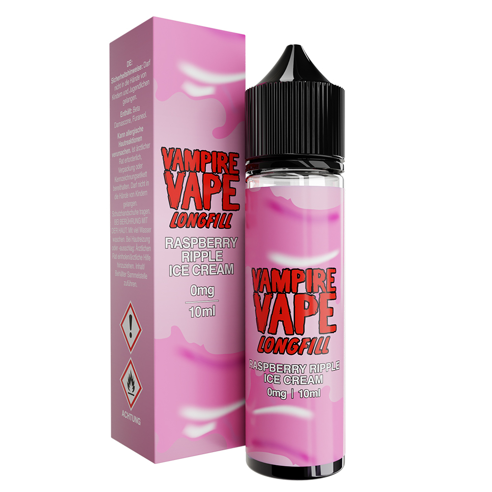 Aroma Raspberry Ripple Ice Cream - Vampire Vape Aroma Raspberry Ripple Ice Cream - Vampire Vape