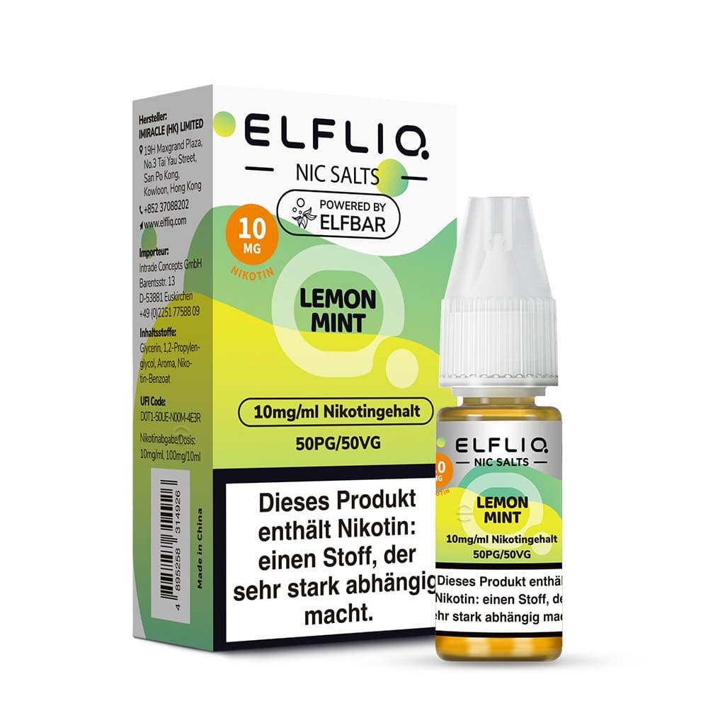 Elfliq Nikotinsalz - Lemon Mint