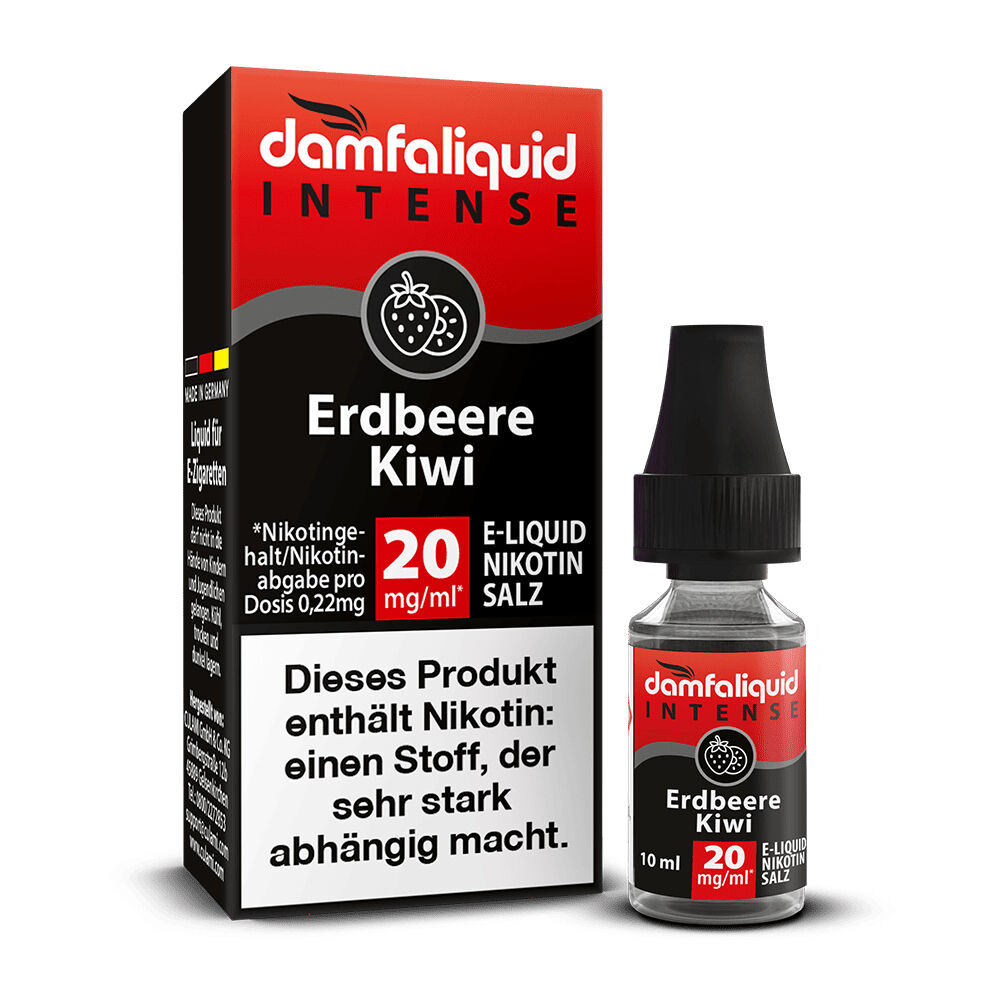 Damfaliquid Intense Nikotinsalz - Erdbeere Kiwi Damfaliquid Intense Nikotinsalz - Erdbeere Kiwi