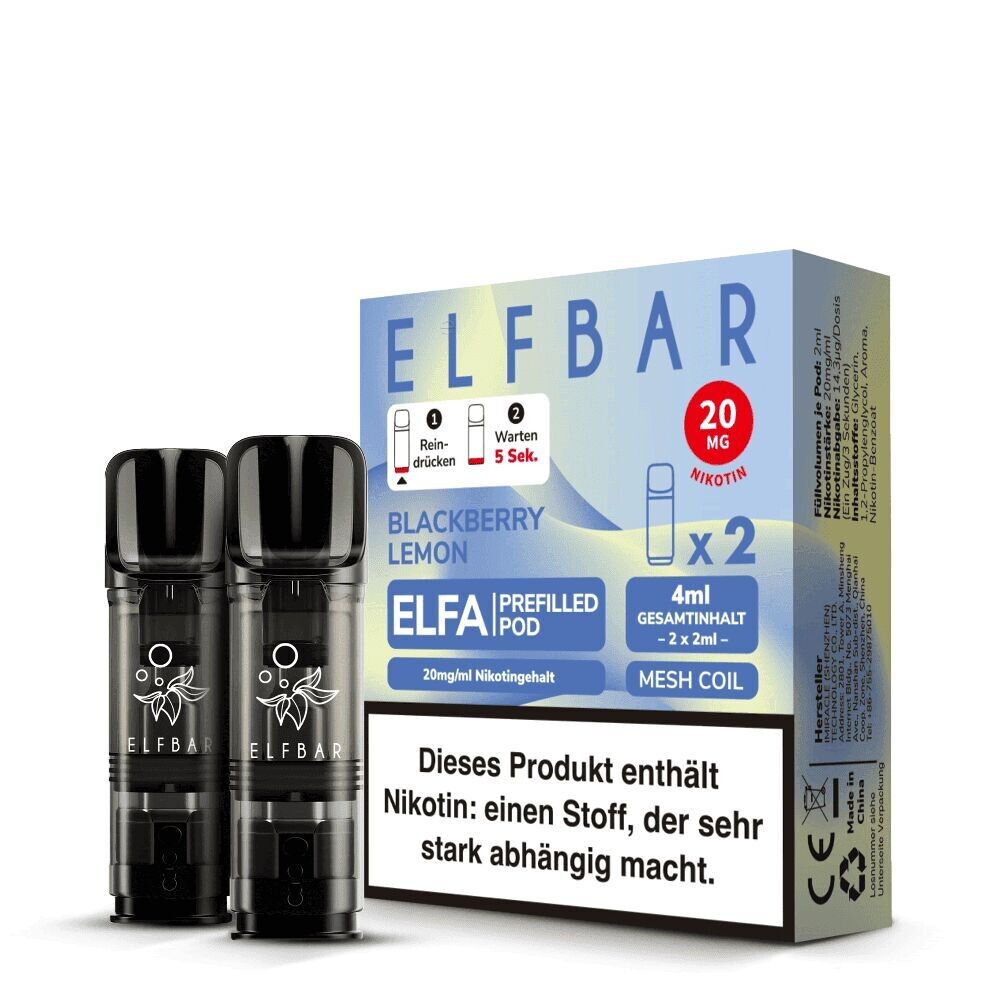 Blackberry Lemon Elfa Pods - 20mg