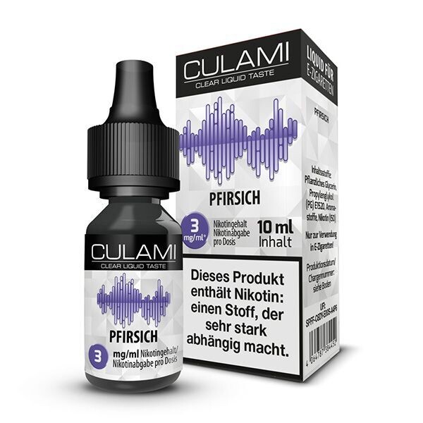Liquid Pfirsich mit 3mg Nikotin von Culami
