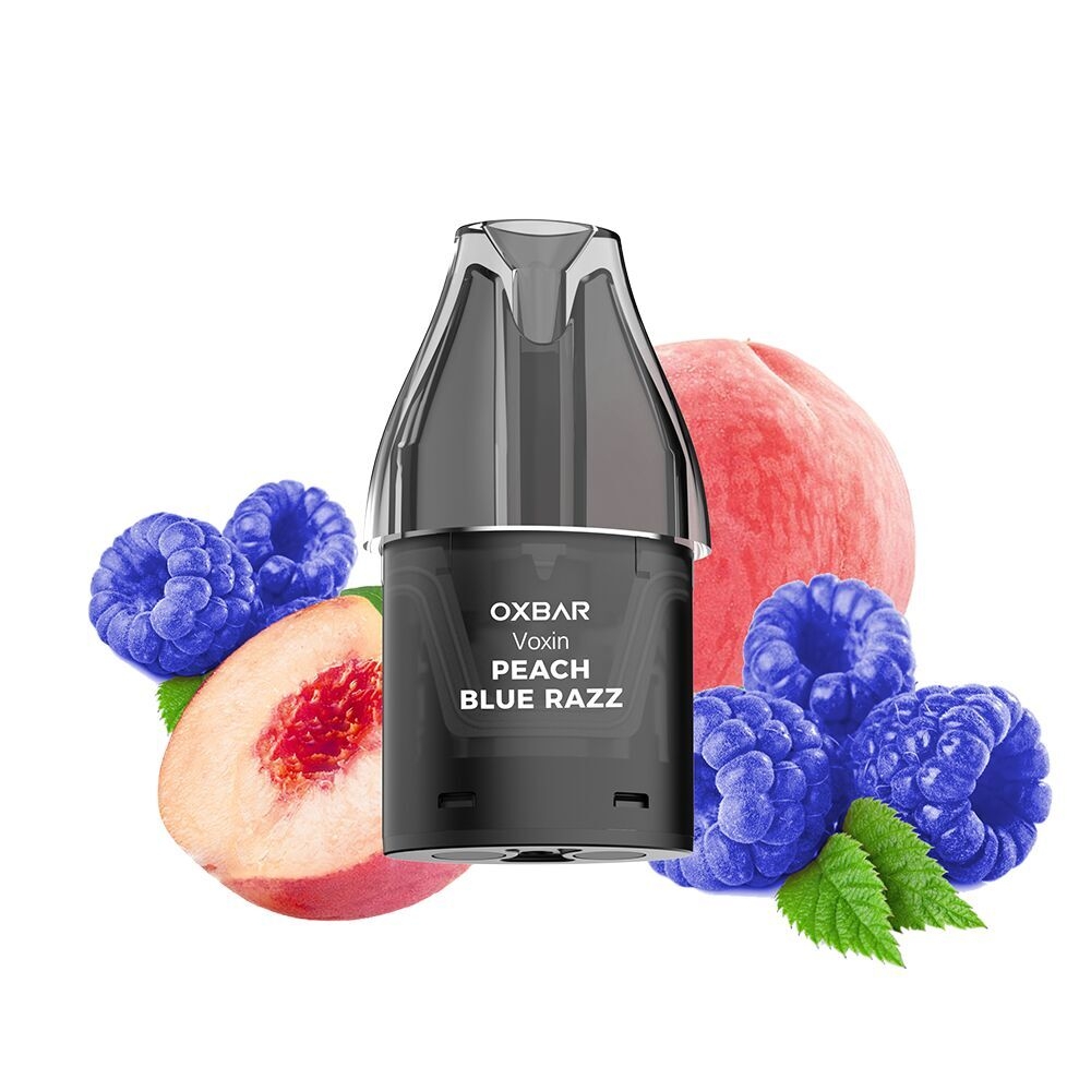 Peach Blue Razz 20mg - Oxbar Voxin Pods Peach Blue Razz 20mg - Oxbar Voxin Pods