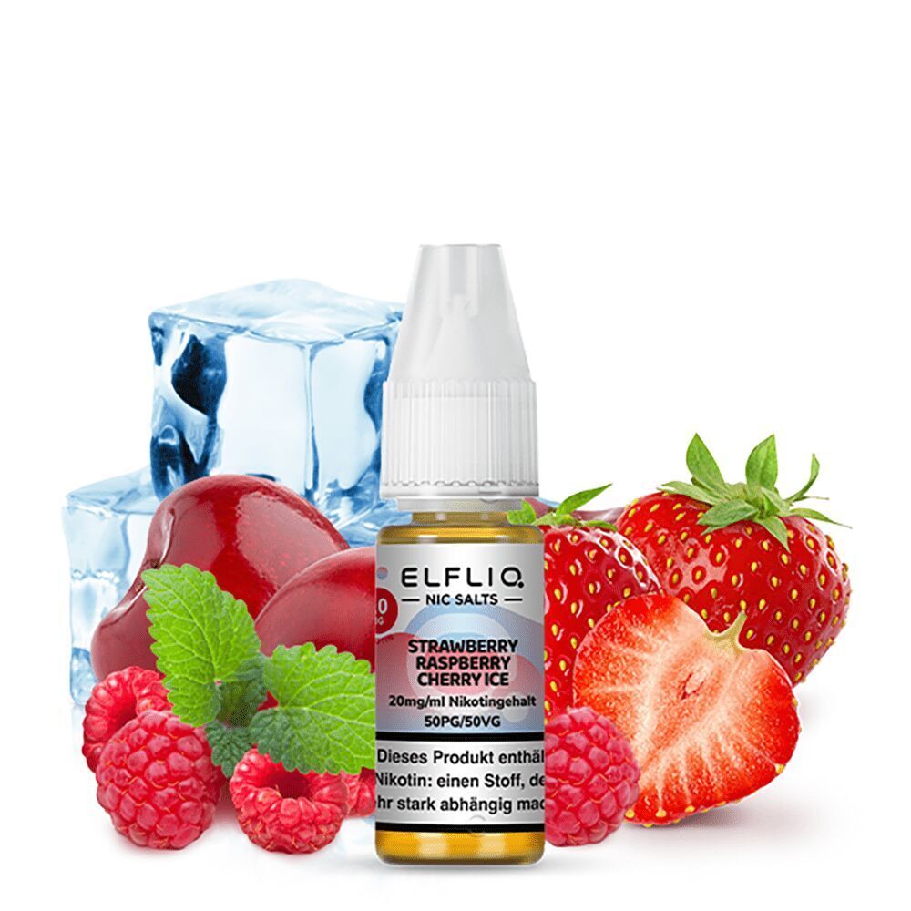 Liquid Strawberry Raspberry Cherry Ice 20mg Elfliq by Elfbar von Elfliq by Elf Bar