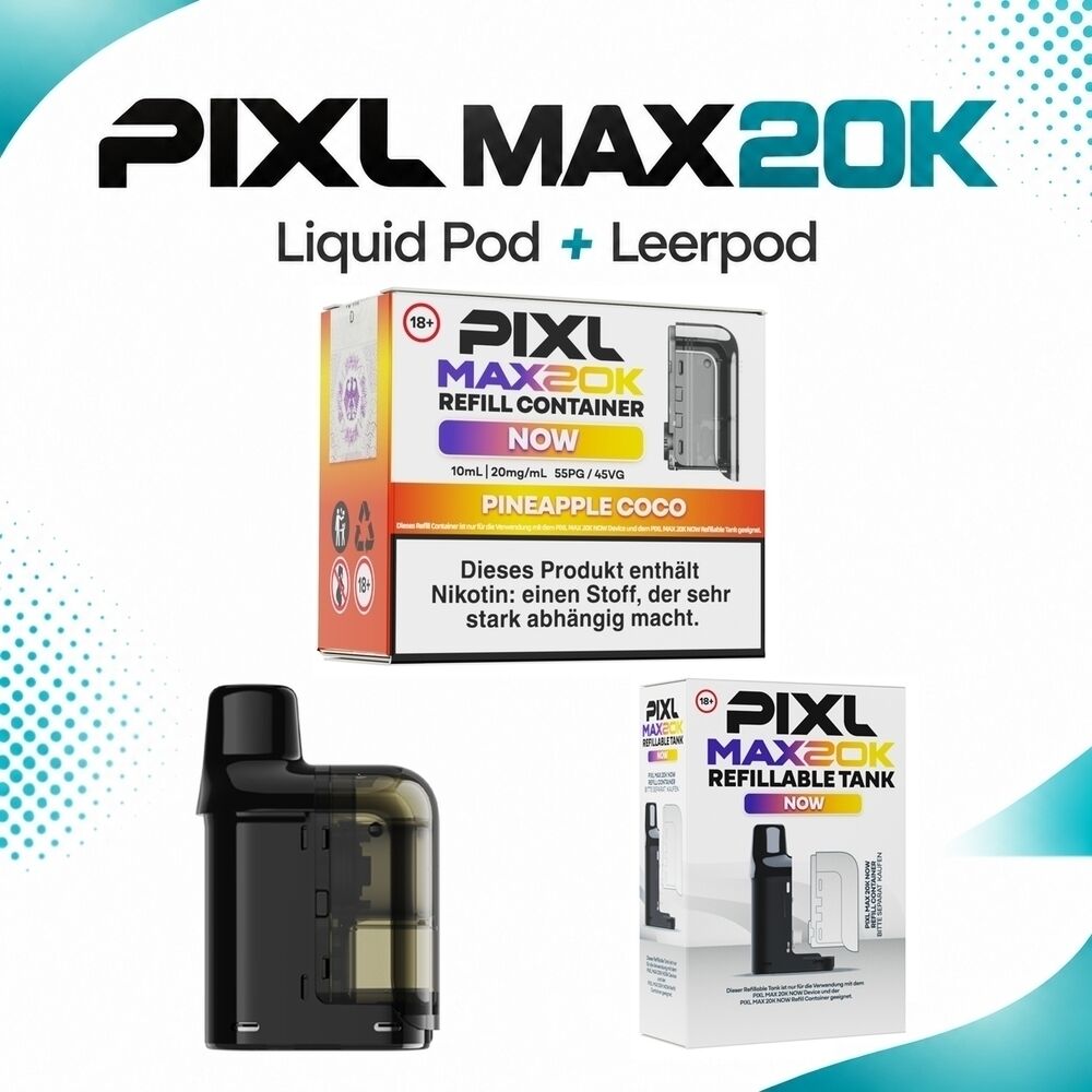 PXL317 Pixl Max 20K Pods - Pineapple Coco 20mg