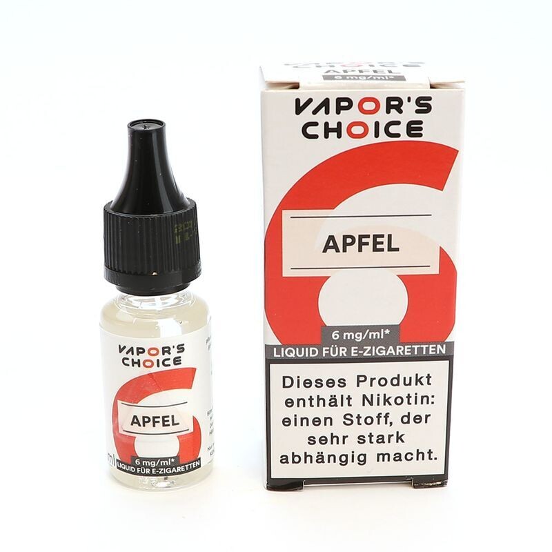 Liquid Apfel mit 6mg Nikotin von Vapors Choice