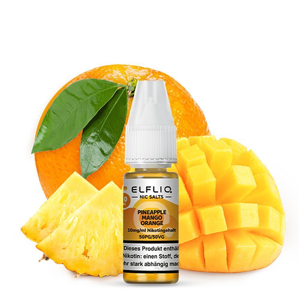 Liquid Pineapple Mango Orange 10mg Elfliq by Elfbar von Elfliq by Elf Bar