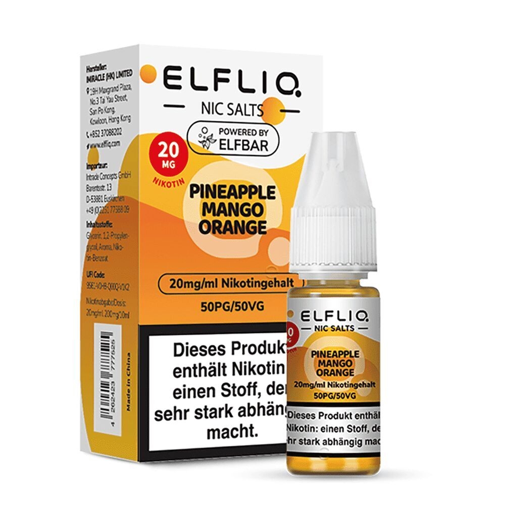 Elfliq Nikotinsalz - Pineapple Mango Orange 20mg