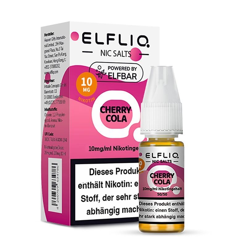 Liquid Cherry Cola von Elfliq by Elfbar Liquid Cherry Cola von Elfliq by Elfbar