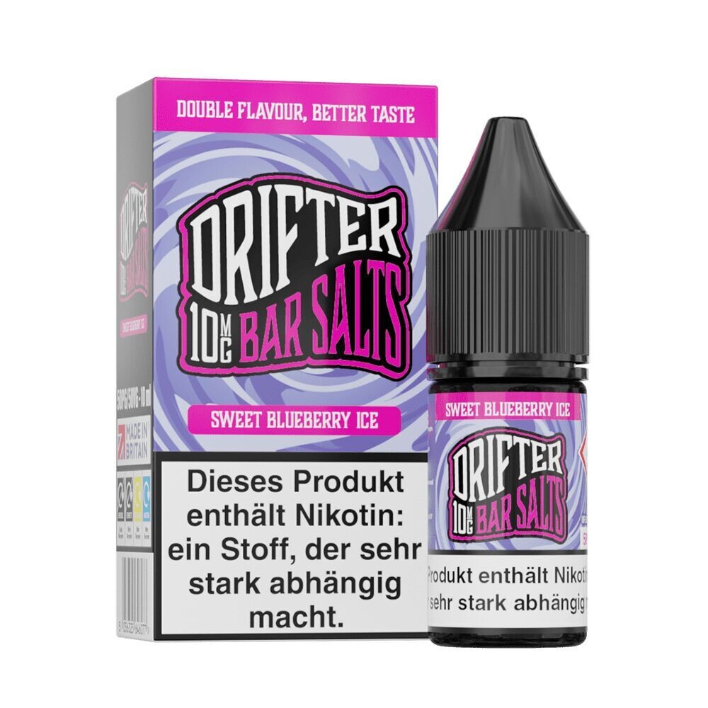 Liquid Sweet Blueberry Ice mit 10mg Nikotin von Drifter