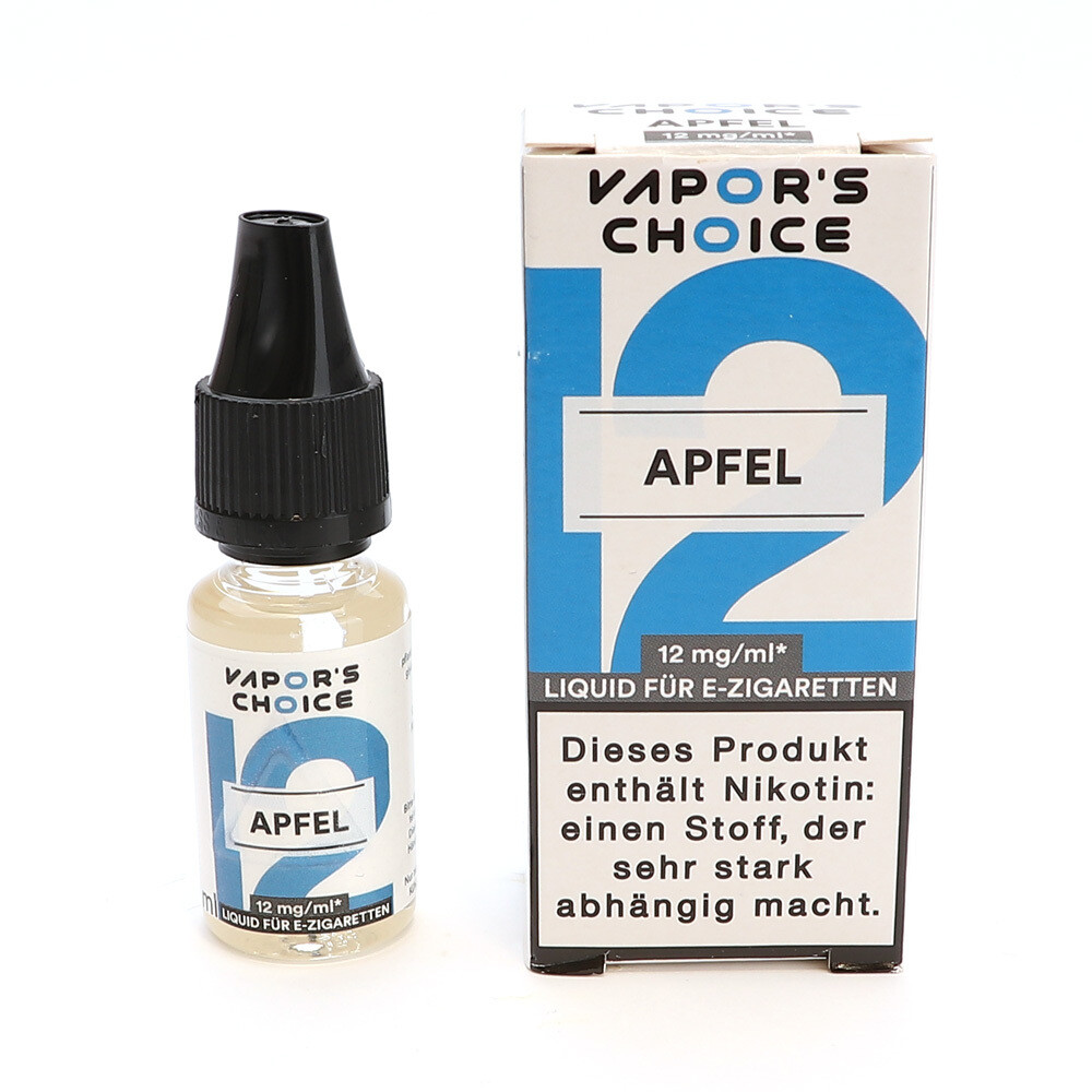 Vapors Choice Liquid von Apfel 10ml 12 mg/ml