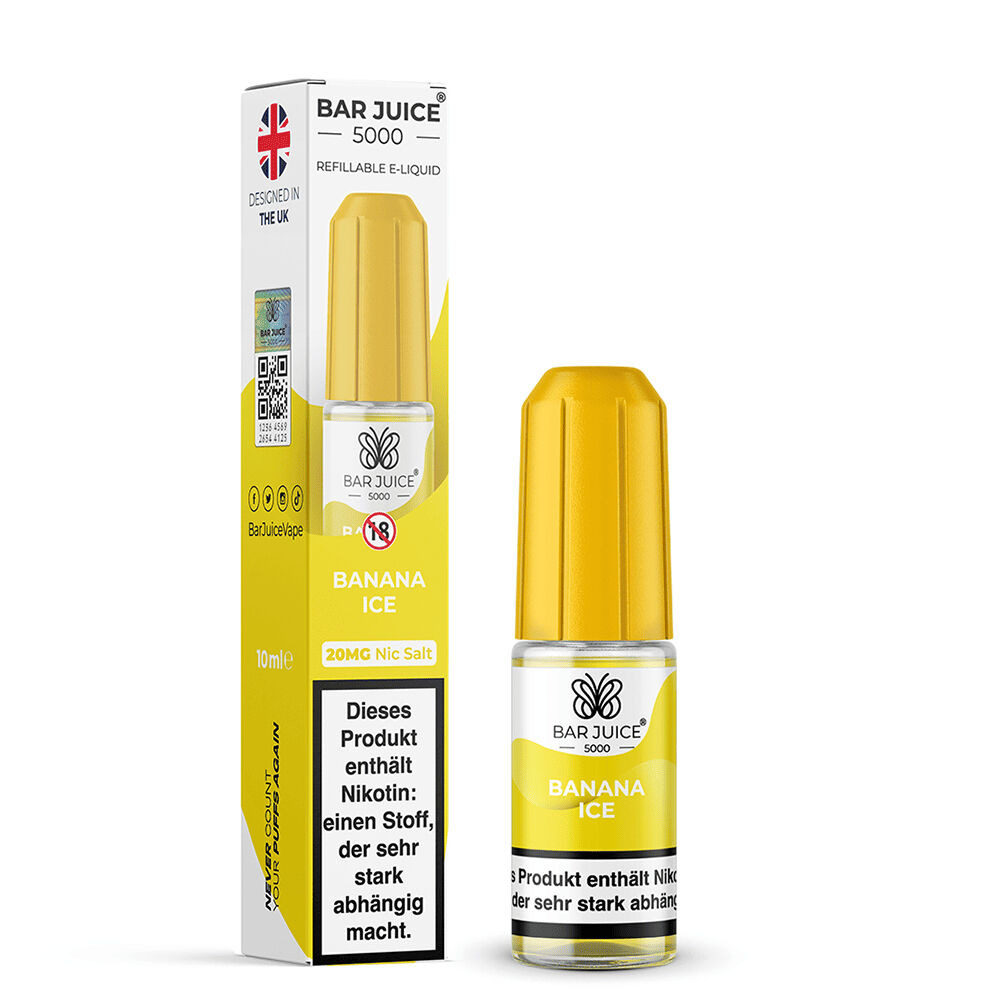 Bar Juice 5000 Nikotinsalz Liquid - Banana Ice