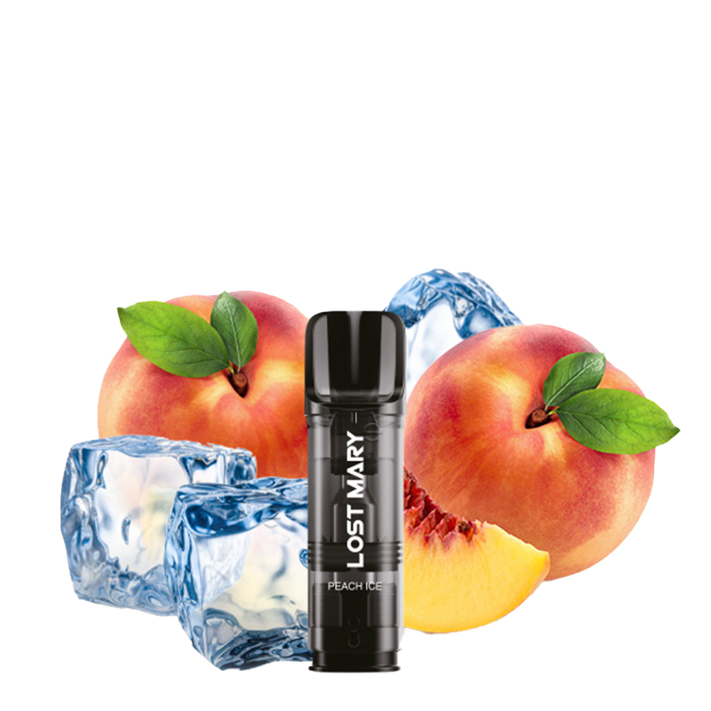 Peach Ice 20mg - Lost Mary Tappo Pods