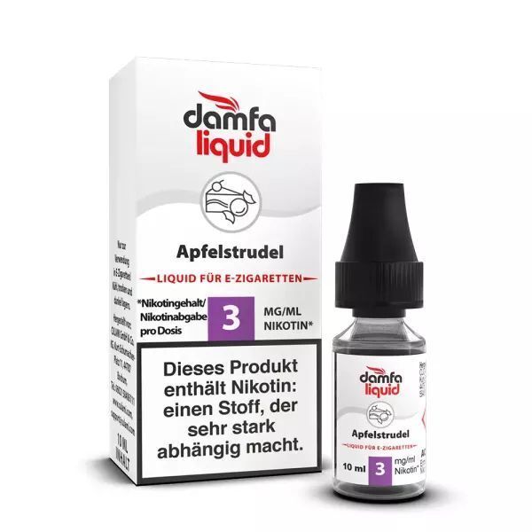 Liquid Apfelstrudel 3mg Damfaliquid gebrauchsfertiges Liquid