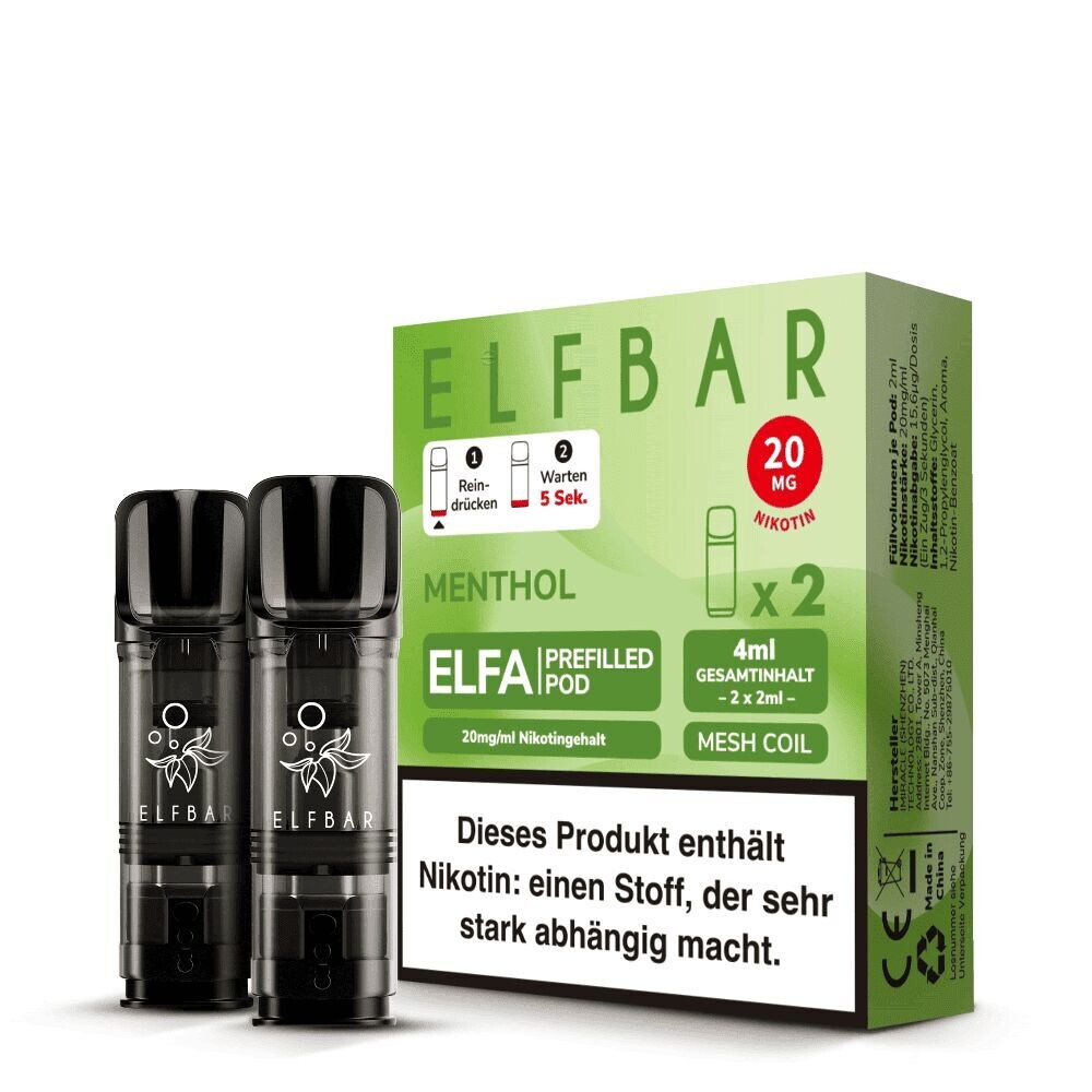 Menthol Elfa Pods - 20mg