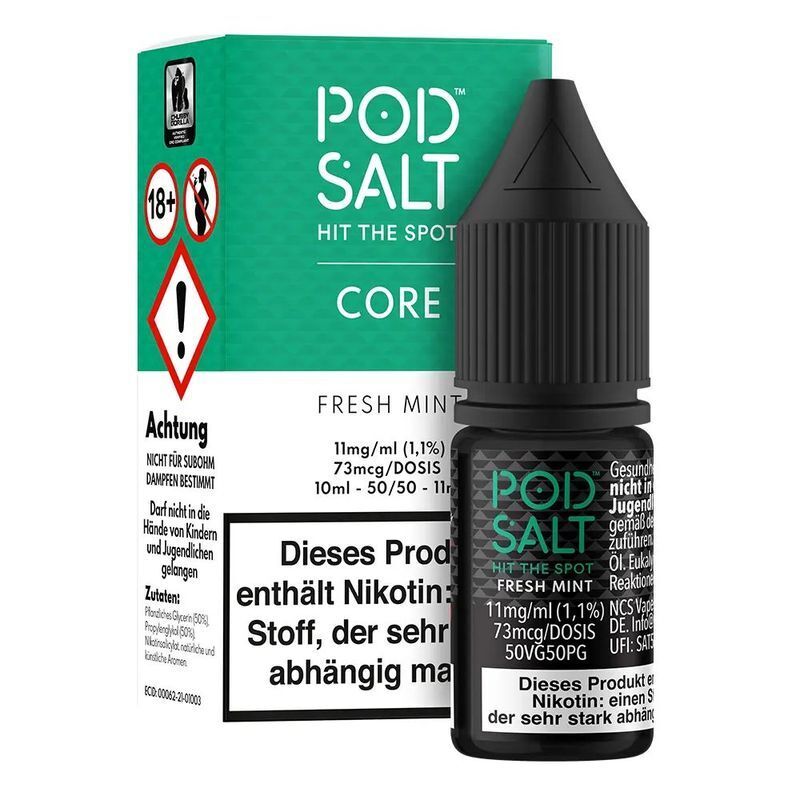 Liquid Fresh Mint Pod Salt Core gebrauchsfertiges Liquid