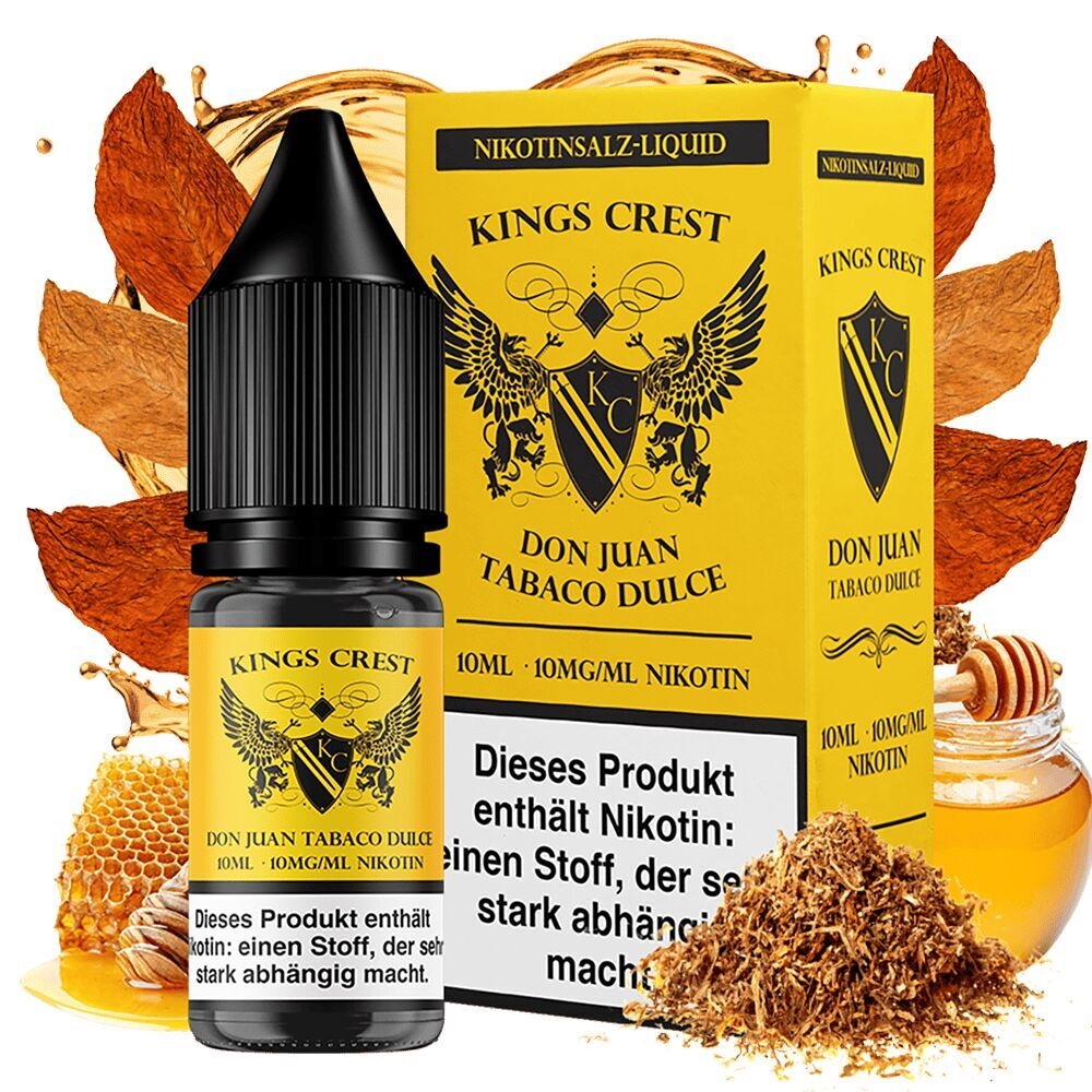 Kings Crest Nikotinsalz - Don Juan Tobaco Dulce
