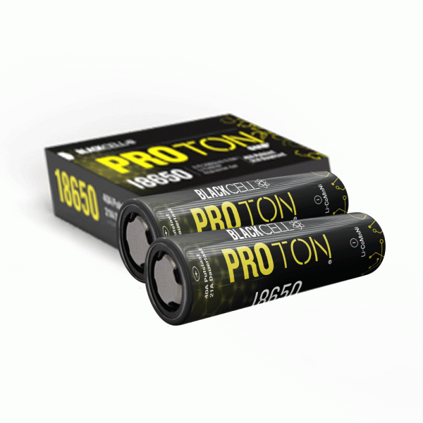 Blackcell 18650 Proton 3.000mAh Doppelpack Akku