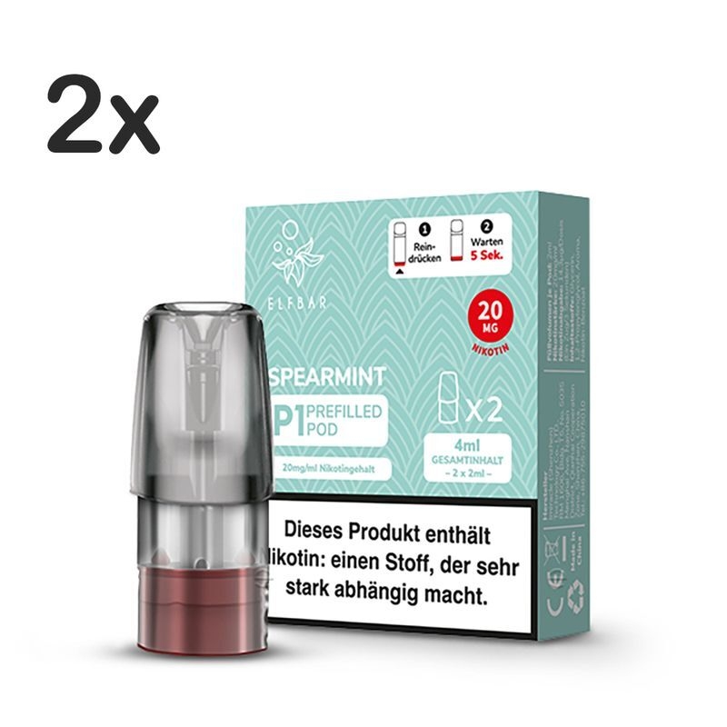 Elfbar Mate 500 P1 Pods - alle Sorten - Mit Nikotin