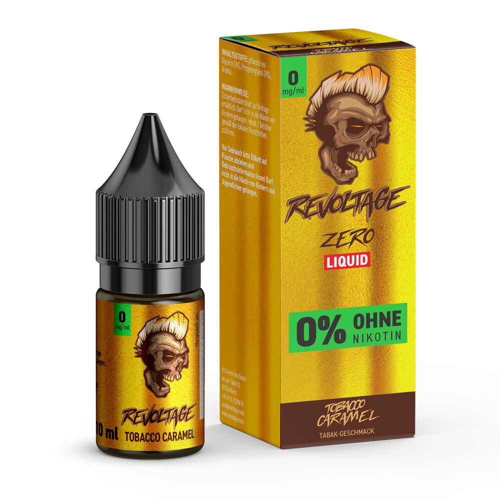 revoltage-tobacco-hybrid-liquid-caramel-0mg Revoltage Tobacco Hybrid Liquid - Caramel