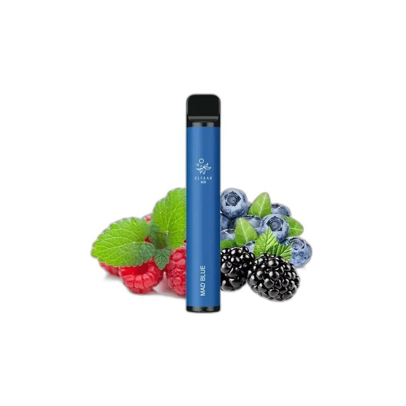 Elfbar 600 E-Shisha Mad Blue mit 20mg Nikotin Elfbar 600 E-Shisha Mad Blue mit 20mg Nikotin