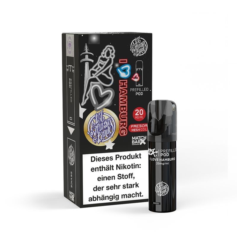 I Love Hamburg mit 20mg Nikotin 187 Strassenbande Pods I Love Hamburg mit 20mg Nikotin 187 Strassenbande Pods