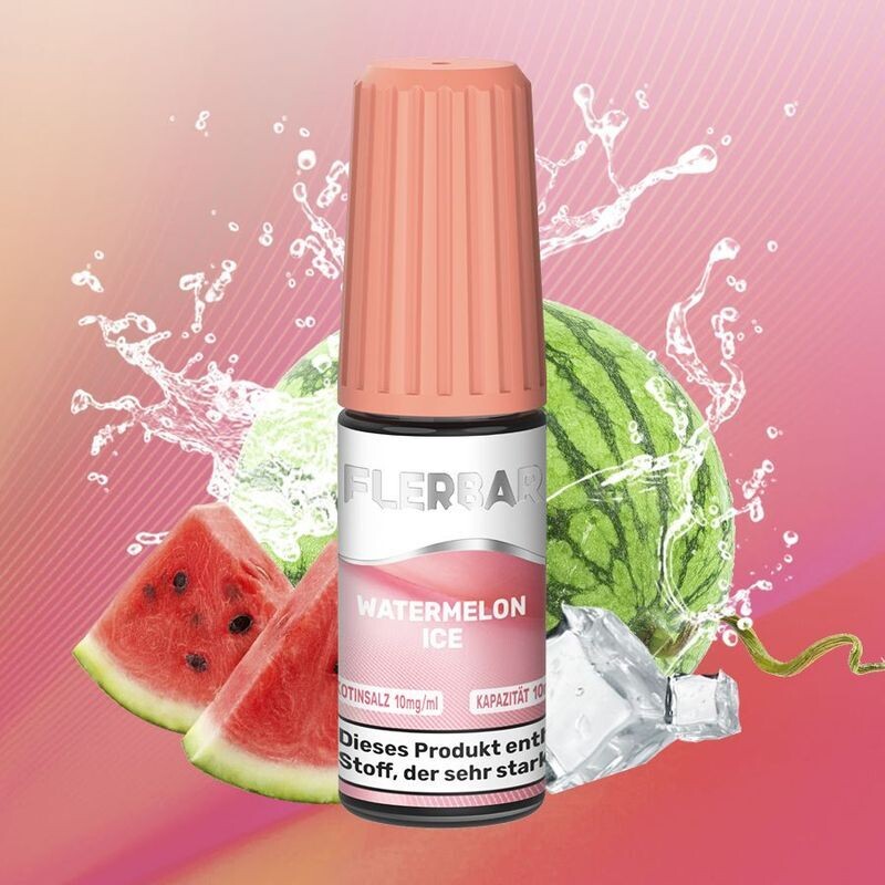 Liquid Watermelon Ice mit 10mg Nikotin von Flerbar