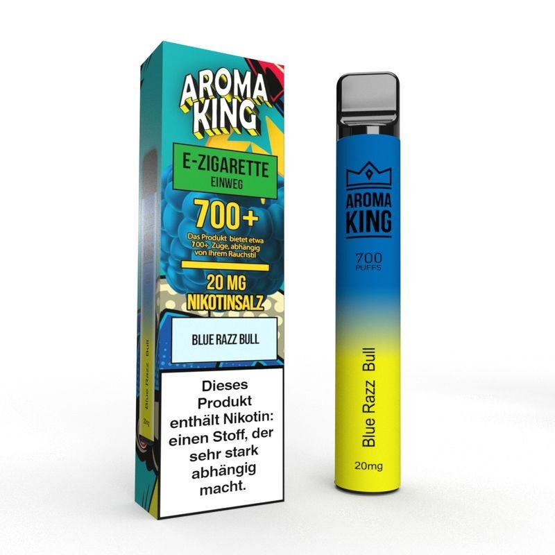 Blue Razz Bull mit 20mg Nikotin von Aroma King Blue Razz Bull mit 20mg Nikotin von Aroma King