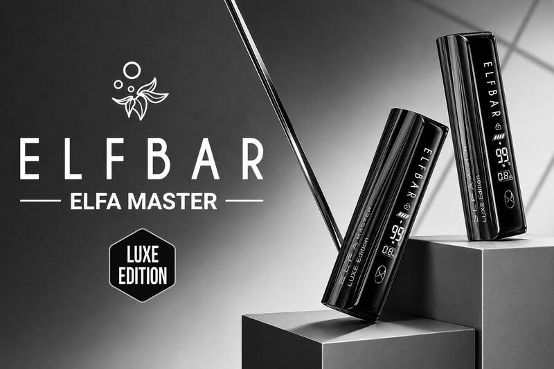 Elfbar ELFA Master Luxe Edition Pod Kit – schwarzes Premium Pod-System