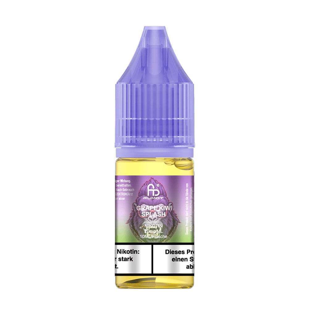 RNM116 RandM Tornado Nikotinsalz Liquid Grape Kiwi Splash mit lilafarbener Kappe, 10mg Nikotin, 10ml Flasche