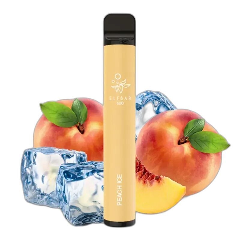Elfbar 600 E-Shisha Peach Ice mit 20mg Nikotin Elfbar 600 E-Shisha Peach Ice mit 20mg Nikotin