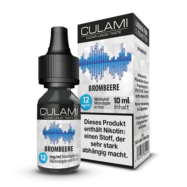 Liquid Brombeere mit 12mg Nikotin von Culami