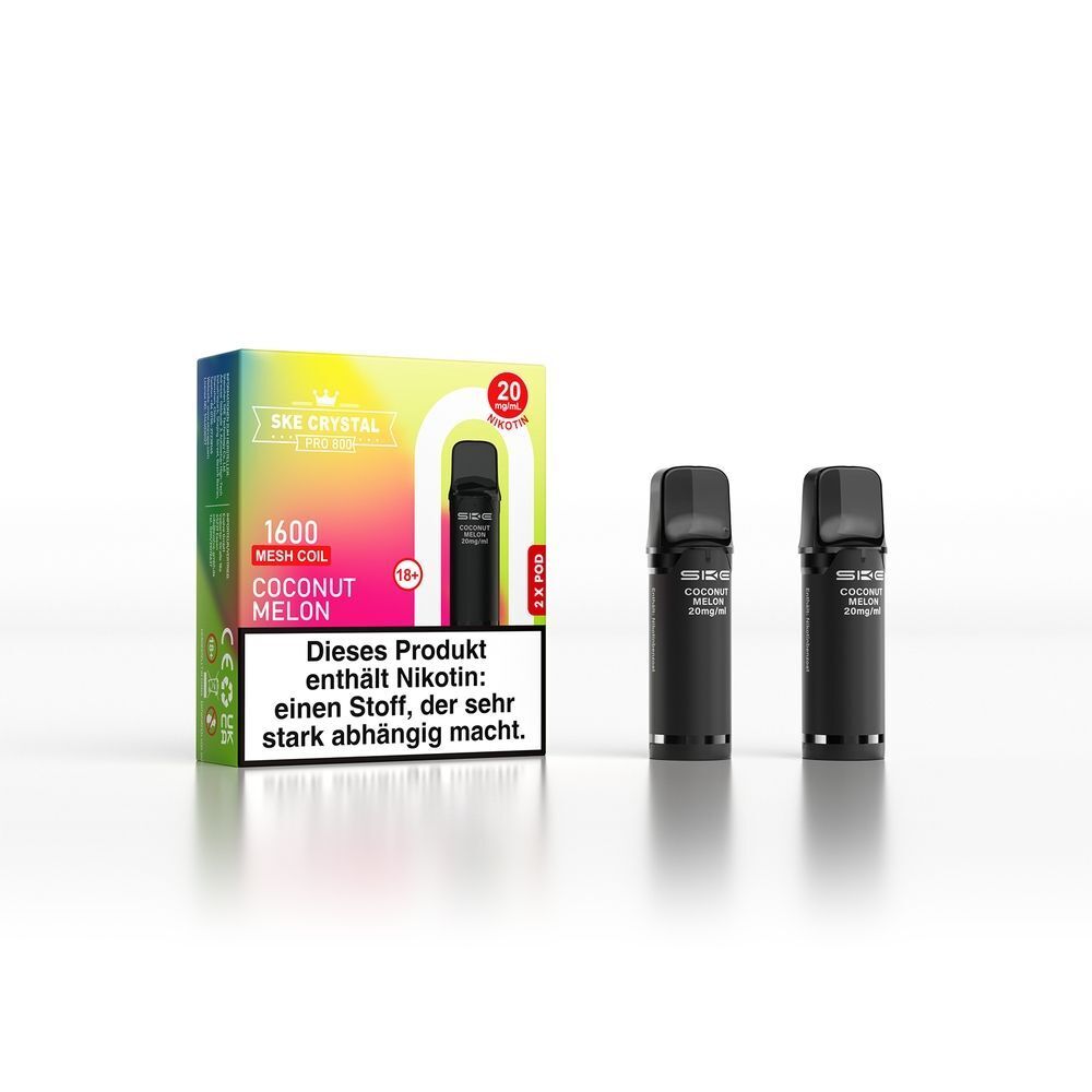 SKE Crystal 800 Pro Pods - Coconut Melon SKE Crystal 800 Pro Pods - Coconut Melon