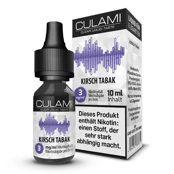 Liquid Kirsch Tabak 3mg - Culami