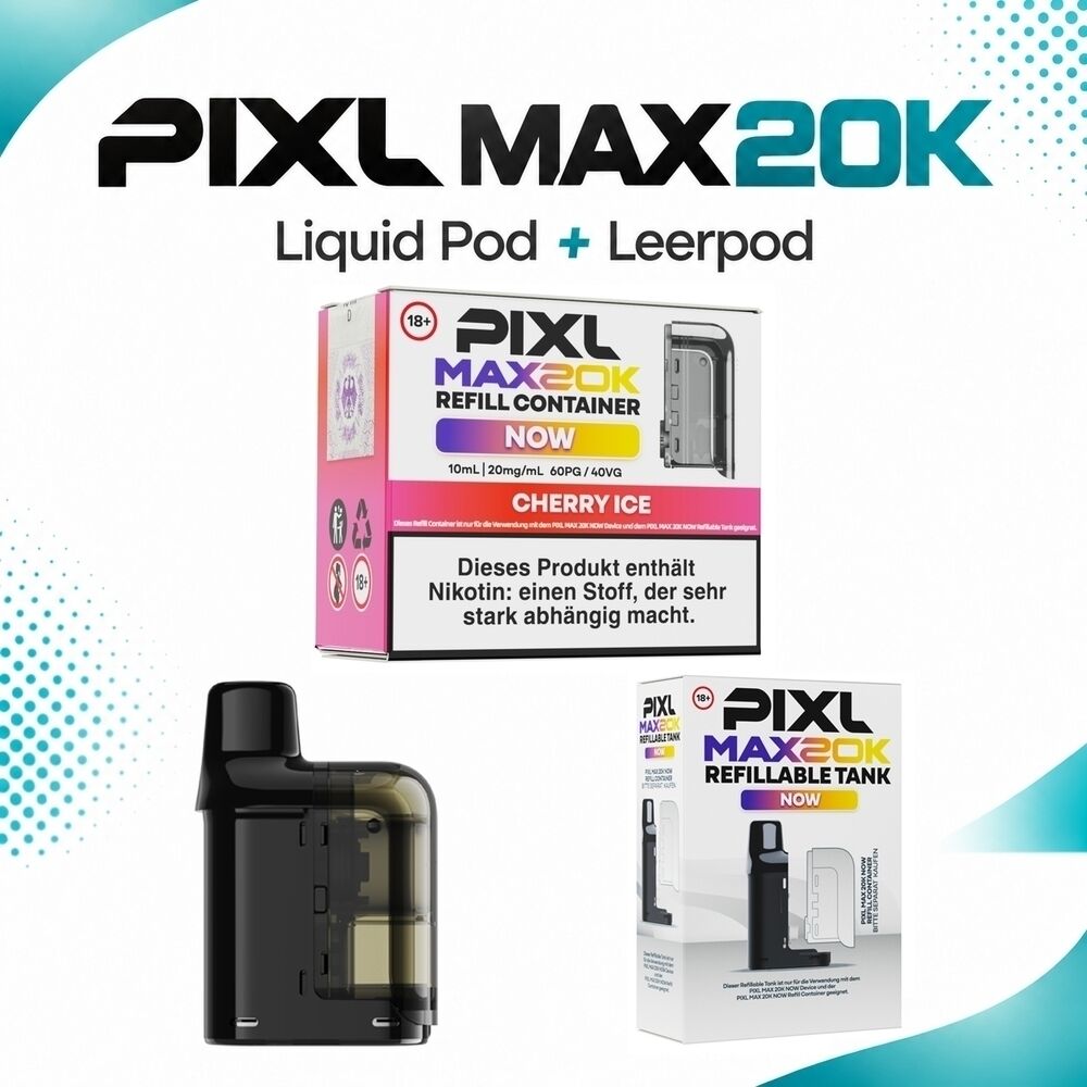 Pixl Max 20K Pods - Cherry Ice 20mg